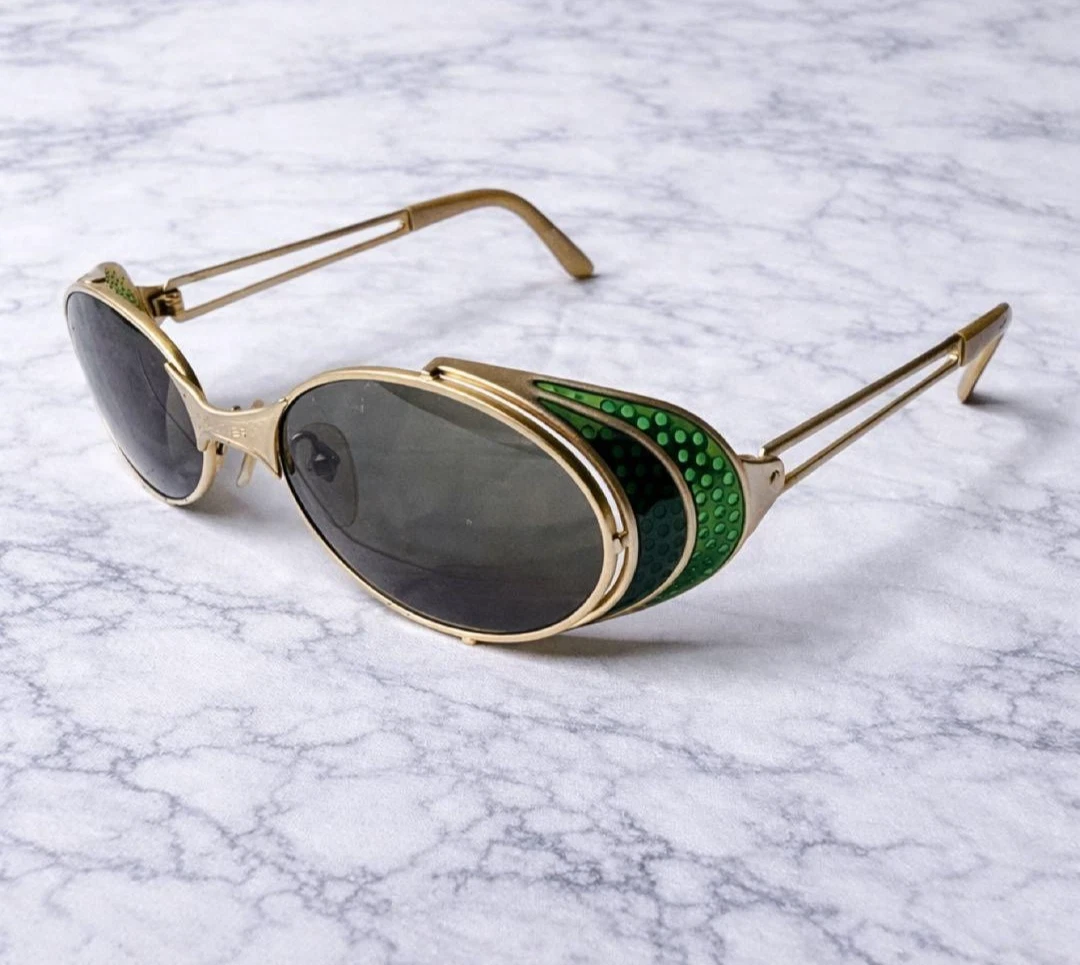 Jean Paul Gaultier Gold Vintage Sunglasses for sale | eBay