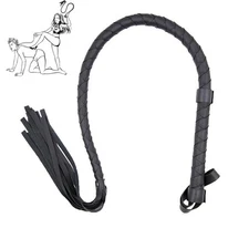 Flogger Sex SM Flogger Whip Leather Flogger Braided Sex Whip Leather Whip Sex...