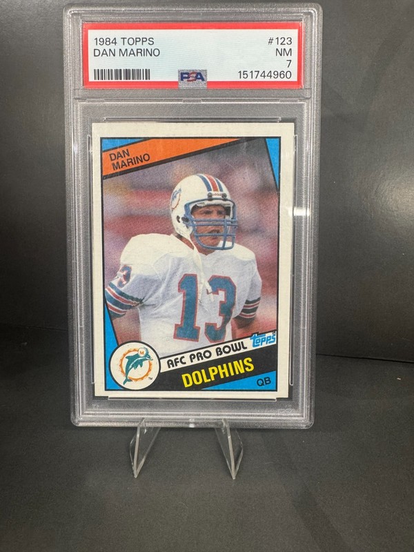 1984 Topps #123 Dan Marino ROOKIE PSA 7 Dolphins