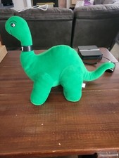 GREEN SINCLAIR DINOSAUR 15" PLUSH TOY BRONTOSAURUS OIL CO GAS STATION SOUVENIR