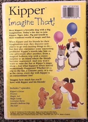 Kipper IMAGINE THAT! DVD 2004, Includes 7 Episodes VGC | eBay