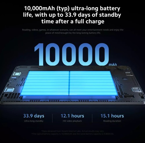 Xiaomi Tablet Pad Pro 6+128GB Android 14 IPS LCD 10000mAh 1600 x 2560 12,1 pulgadas - Imagen 9 de 12