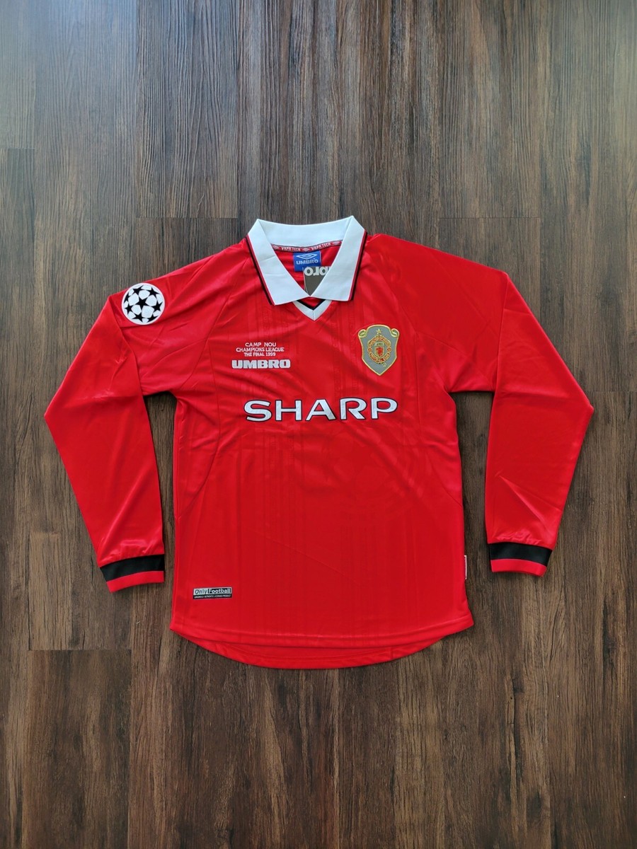 ウェア Manchester United 1999 Champions League Buy Manchester United 1999 Retro Champions League Final