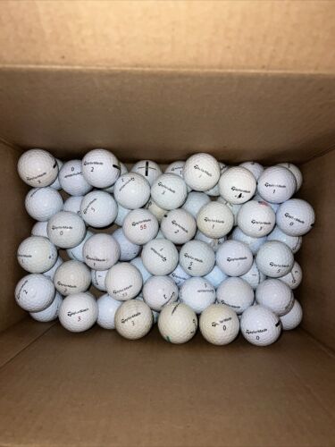 75 White TaylorMade Used Golf Balls - Tour Response, Distance+, And More 2A-5A