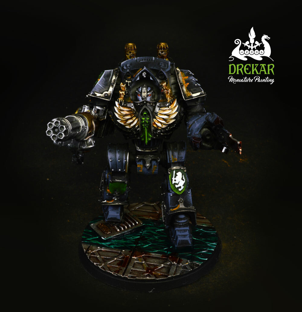SPACE MARINES DREADNOUGHT ProPainted Warhammer 40000 40k EUR 58,17