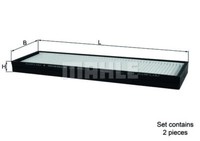Knecht Mahle Innenraumfilter Pollenfilter LA 495/S