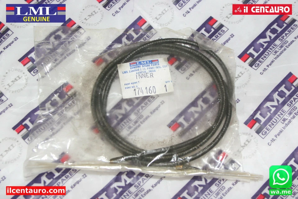 174160 CORDA CAVO CONTACHILOMETRI LML STAR VESPA PX 125 150 151 200