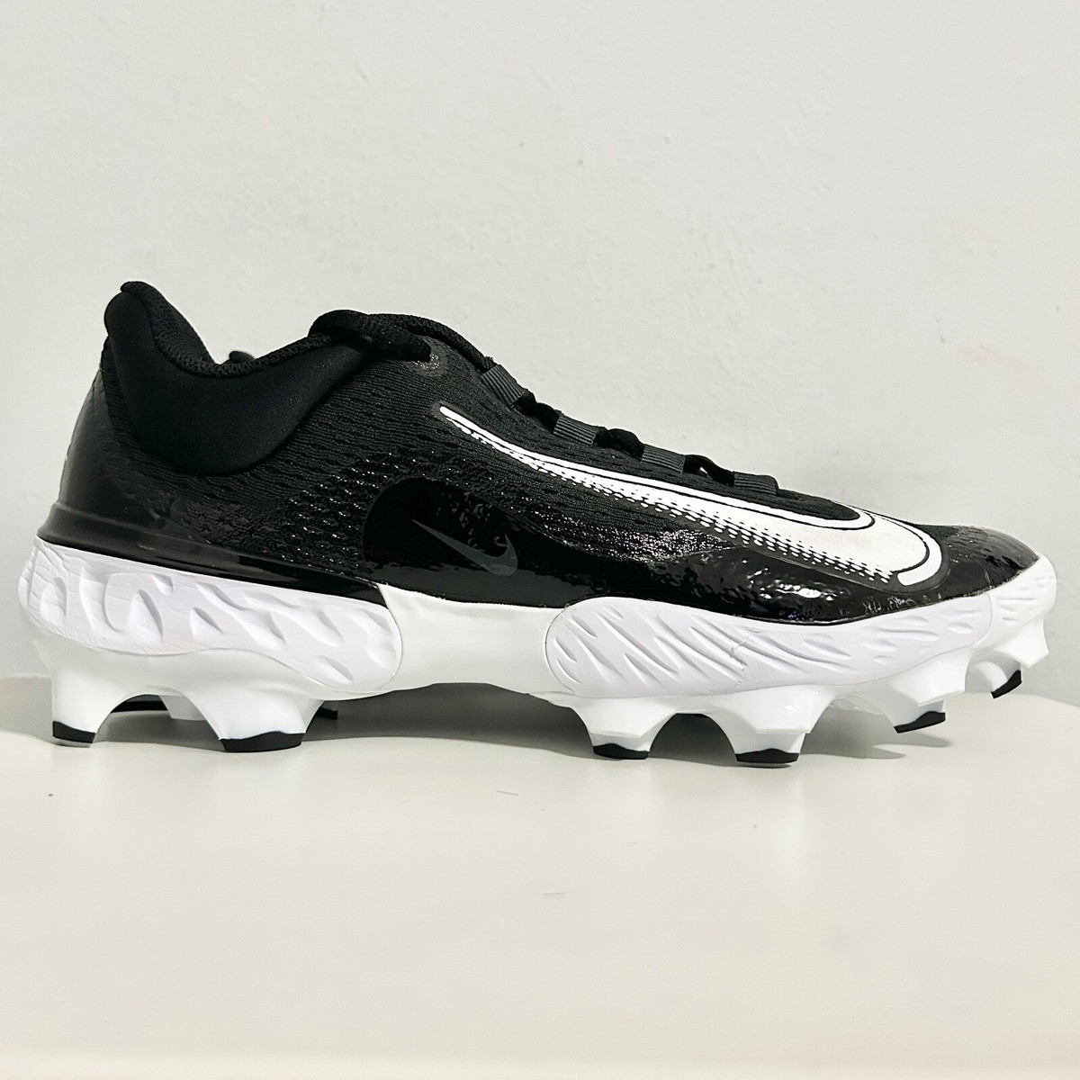 Nike Alpha Huarache Elite 4 Low MCS “Black White” Men's Size 12