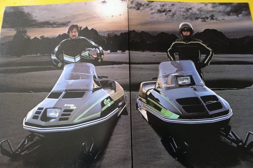 MINTY Vintage ARCTIC CAT Black Magic Snowmobile BROCHURE Catalog 1980 - Picture 2 of 6