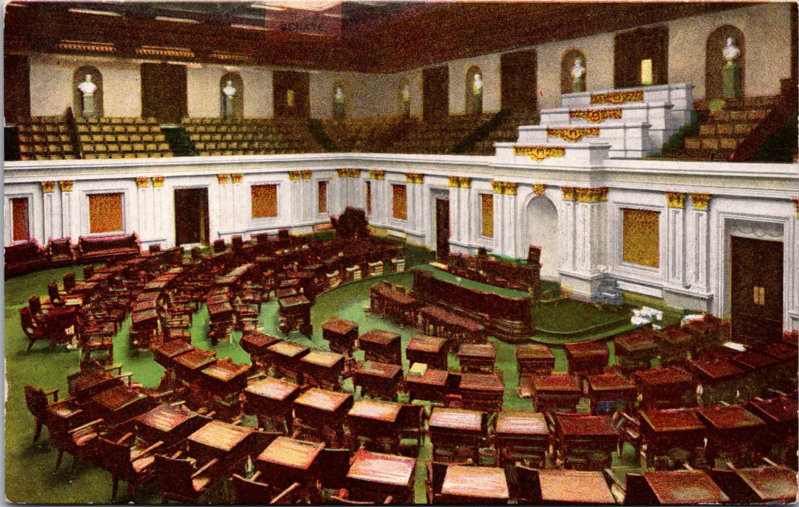 Senate Chambers U.S. Capitol Washington DC Postcard | eBay