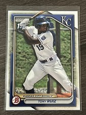 2024 Bowman Base Prospect #BP-80 Tony Ruiz  - Kansas City Royals
