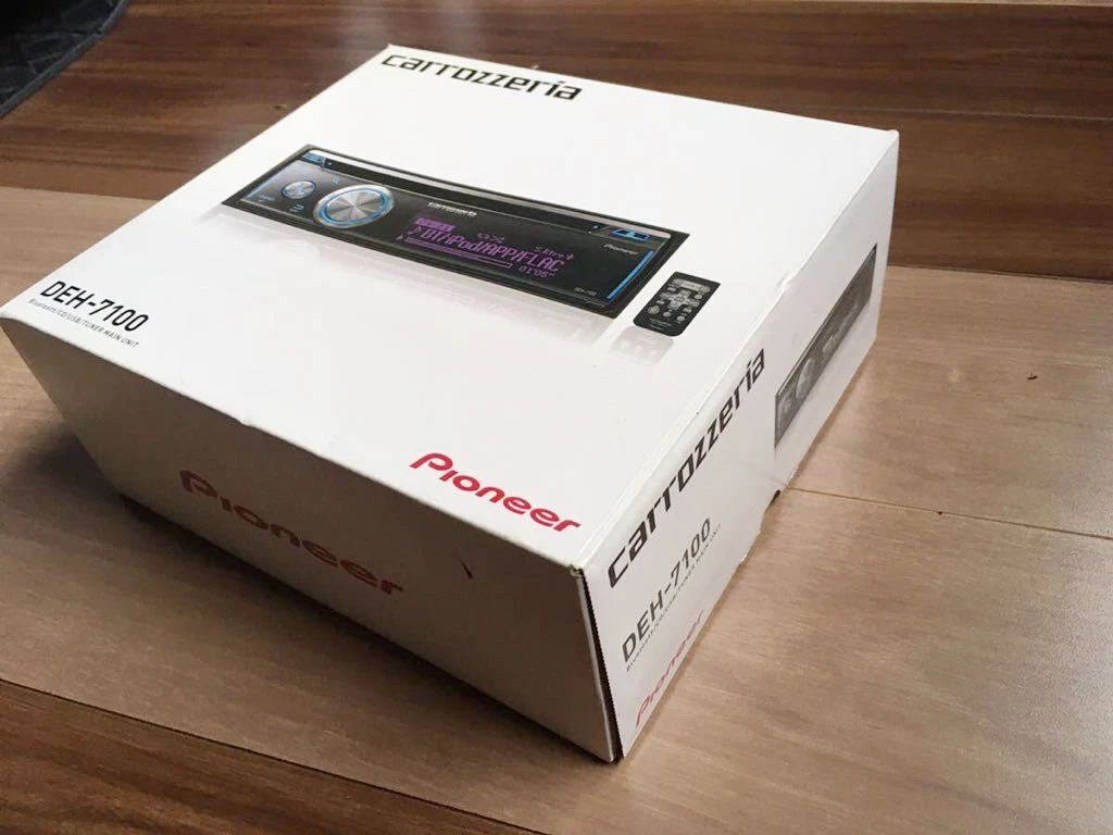 Pioneer Carrozzeria Car Audio DEH-7100 Black 1DIN CD USB Bluetooth Spotify