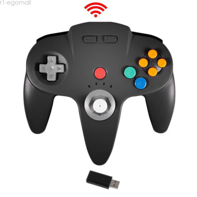 2.4 GHz Wireless N64 USB Controller Gamepad for Nintendo Switch PC Mac Window