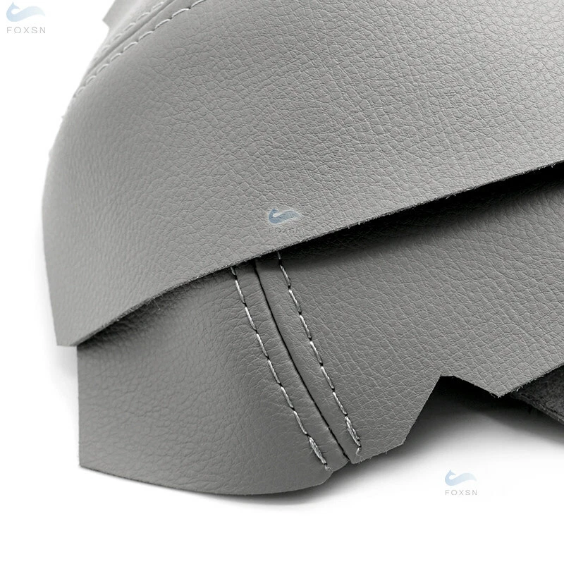 NEW GRAY Leather Door Panel Armrest Lid Box Cover For 2005-2008 Hyundai Sonata - Imagem 3 de 4