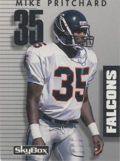 1992 Skybox Primetime Mike Pritchard #212 - 1 of 2