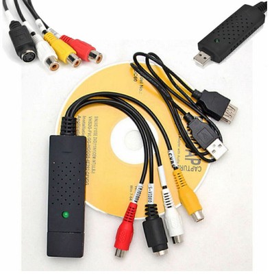USB Audio Video Grabber Capture Karte TV DVR zu PC DVD VCR Konverter Record I9O0