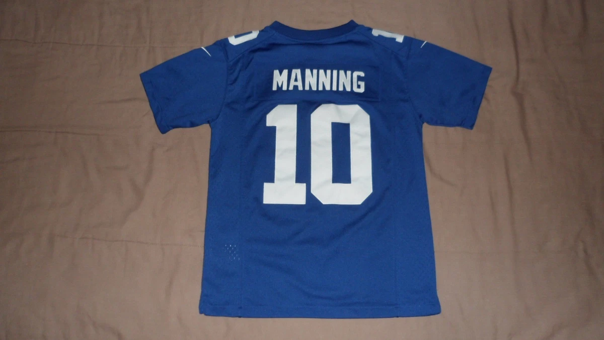 Nike New York Giants No10 Eli Manning Royal Blue Team Color Youth Stitched NFL Elite Jersey