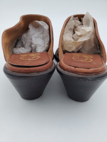 Durango Damen 6,5 Western Cowgirl Stiefelette Schuh braun Leder Slipper halb - Bild 6 von 8
