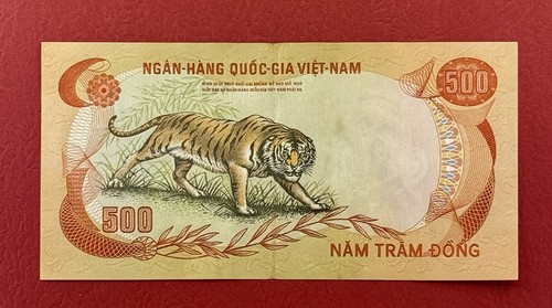 VIETNAM SOUTH 500 Dong 1972 Pick# 33a VF-XF. #PL2998 - Picture 2 of 2