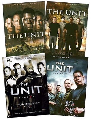 The Unit Complete TV Series Seasons 1-4(DVD Sets,19 Discs,Season 1