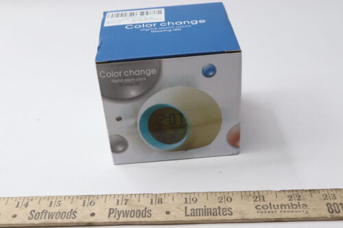 Reloj despertador digital para niños TooTa luz nocturna detección de temperatura 7 colores - Imagen 1 de 1