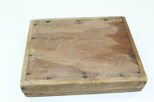 Vintage Wooden Box 11 x 9 - Picture 3 of 4