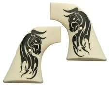 Taurus On Faux Ivory Custom Ruger Revolver Grips Vaquero Blackhawk Wrangler