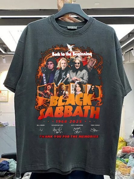 Back To The Beginning Black Sabbath 1968-2025 short sleeve