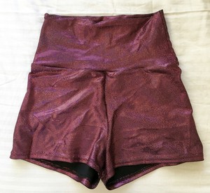 pink disco shorts