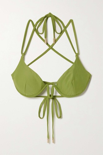 Cult Gaia Sexy Green Bikini Set Swimwear Swimsuit Size XS Two-Piece - Picture 8 of 15