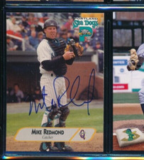 1998 Blueline #14 Mike Redmond Portland Sea Dogs Signed Autograph (CX41)