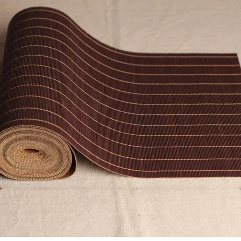 Chinese Bamboo Tea Curtain Pad Mat Table Runner Kungfu Tea Set Non Slip Vintage - Image 2 of 4