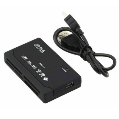  ALL IN ONE Kartenleser Speicherkarten USB Kartenlesegerät für CF/SD/xD/MS/SDHC 