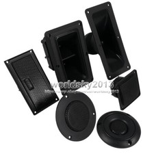 2x Tweeter Piezo Treble Speaker Home Audio Buzzer With Horn Driving Head Flange