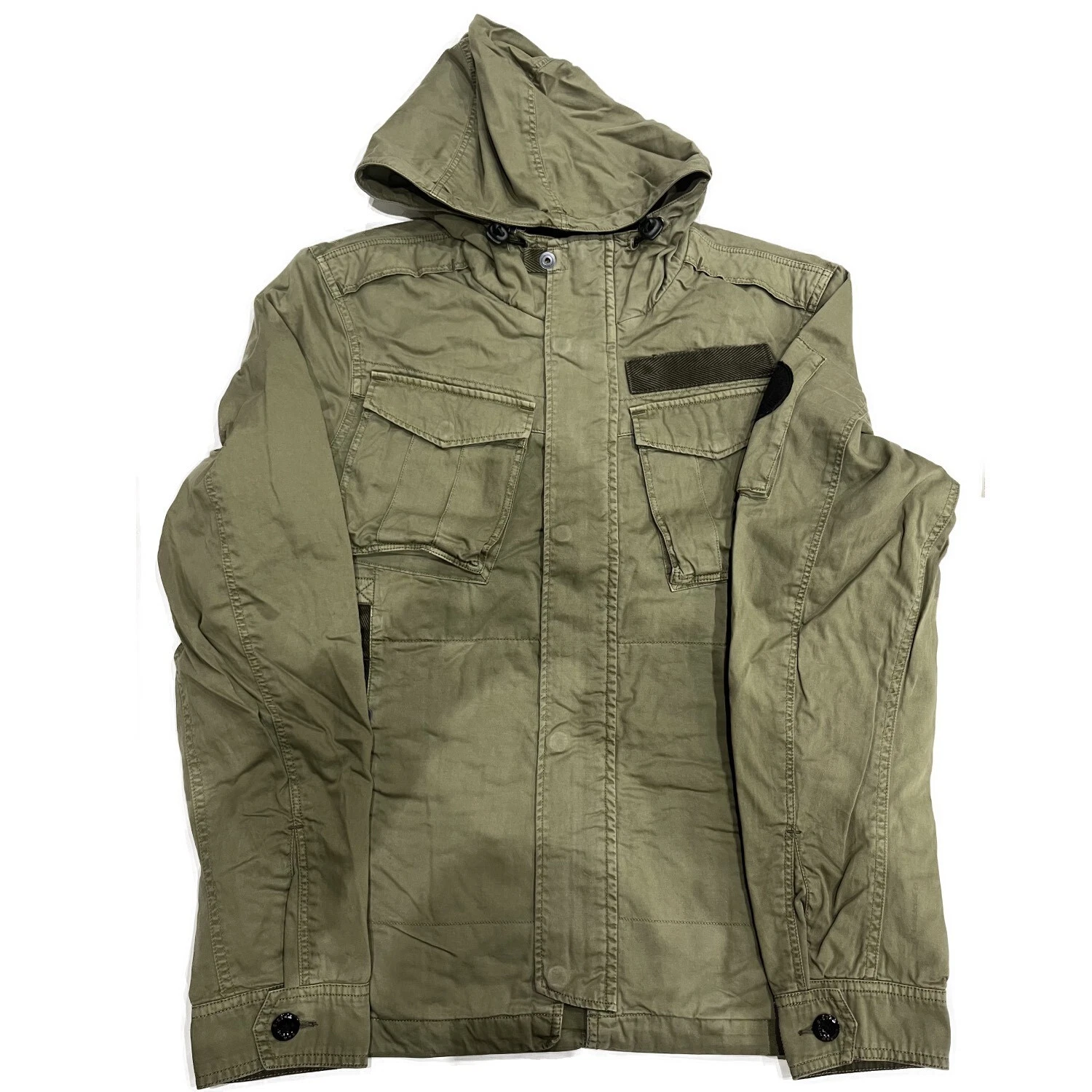 G-STAR Men's Lever Green Rovic Z-Hooded Overshirt L/S Jacket RRP £100
Opens in a new window or tab
