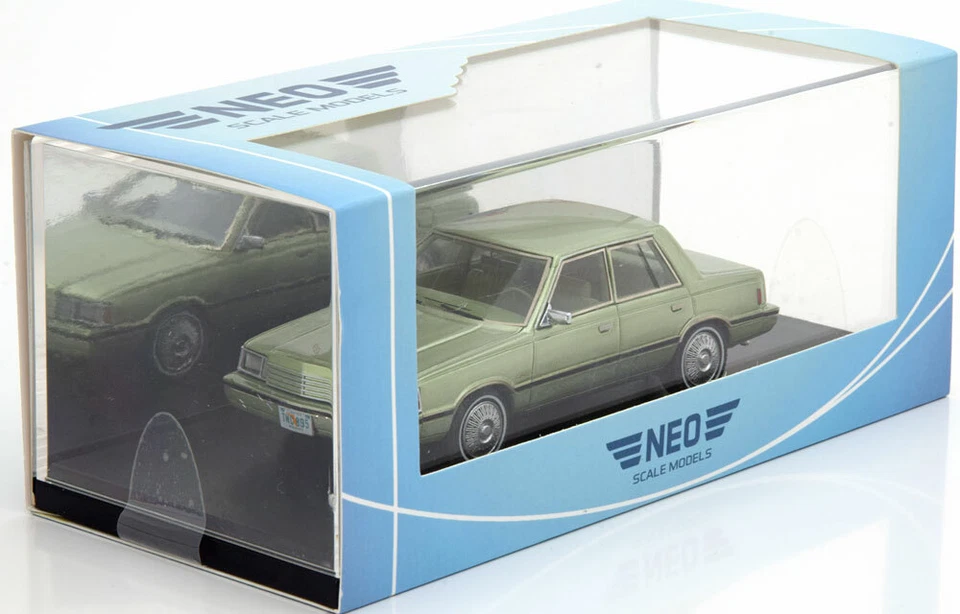 DODGE ARIES K-CAR 1983 Verde Chiaro Metallico NEO 44895 1/43 Resina - Immagine 3 di 3