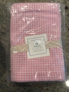 Pottery Barn Kids Sabrina Toy Chest Liner Pink Gingham New Ebay