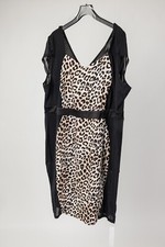SIMPLY BE BNWT Leopard Print Pencil Dress Uk 30