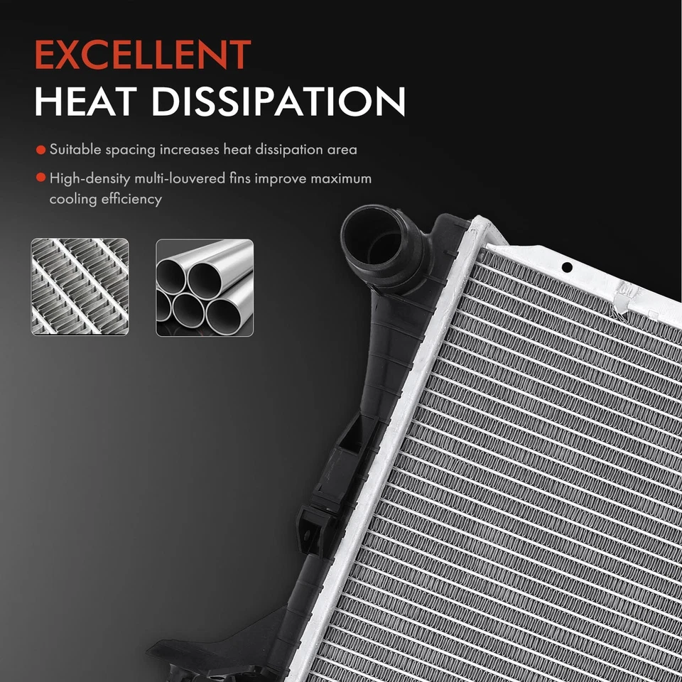 Novo radiador para Audi Q7 2007-2015 Porsche Cayenne 2004-2010 Volkswagen Touareg - Imagem 4 de 4