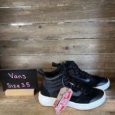 New NWT Womens Vans Ultrarange High Top Black Suede Ankle Boots Shoes Size 5 M