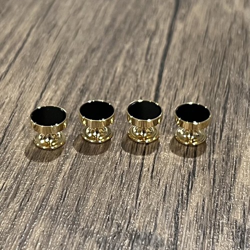 Gemelli rotondi in onice e abito camicia borchie set uomo matrimonio regalo essenziale - Foto 6 di 10