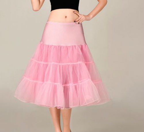 Tutu Skirt 67cm Lady Vintage 50s Petticoat Rockabilly Petticoat Dress Underskirt - Picture 7 of 12
