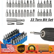 33 Bit Set Tamper-Proof Security Allen Hex Key Star Spanner Torx Screwdriver US