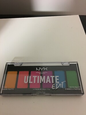 NYX PROFESSIONAL MAKEUP Ultimate Edit Petite Eye Shadow Palette, BRIGHTS