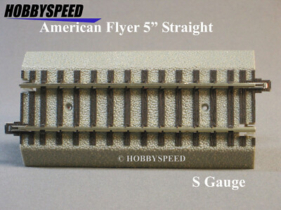LIONEL AMERICAN FLYER FASTRACK 5'' STRAIGHT TRACK S GAUGE AF 2 rail 6-49867 NEW