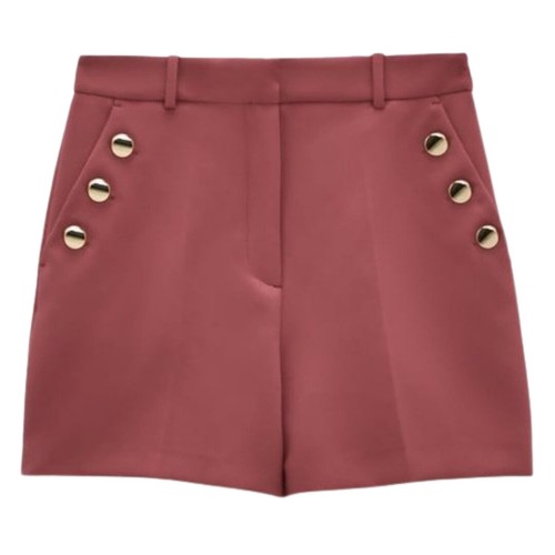 ZARA NWT XS High Waisted Bermuda Shorts 