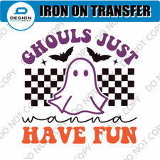 Halloween Costume Prop Iron on Transfer Sticker Decorations T Shirt Girls Boys