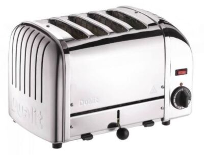 Dualit Vario 4-Scheiben Edelstahl Toaster 40352 / Edelstahlgehäuse / 4 Scheiben