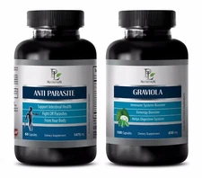 Parasite and worm cleanse for humans - GRAVIOLA – ANTI PARASITE COMBO 2B - diet