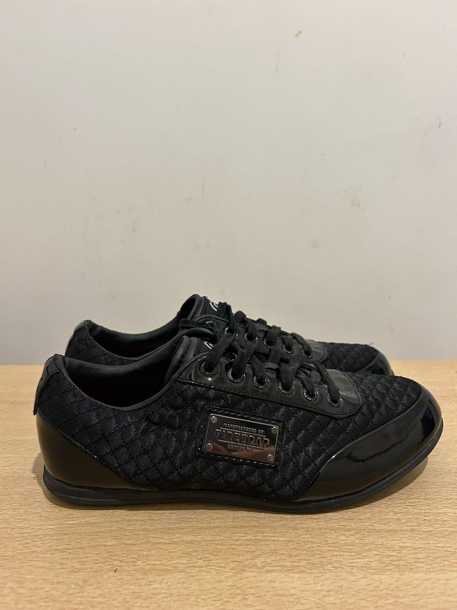 Firetrap men's black trainers Size UK VERY LIGHTLY WORN
